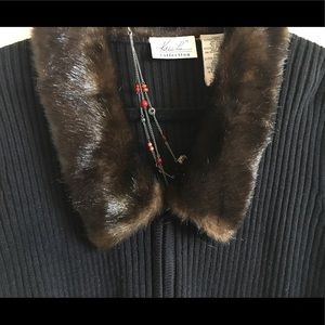 Fur colored sweater